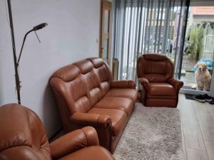 Кожена гарнитура релакс 3+1+1