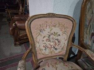 Кресло стил Луи 15 с гоблен