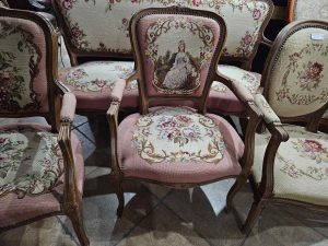 Комплект Пейка + 2 кресла стил Луи 15