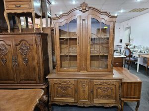 Стъклена витрина стил Луи 15