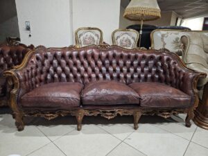 Гарнитура с дърворезба стил Луи 15