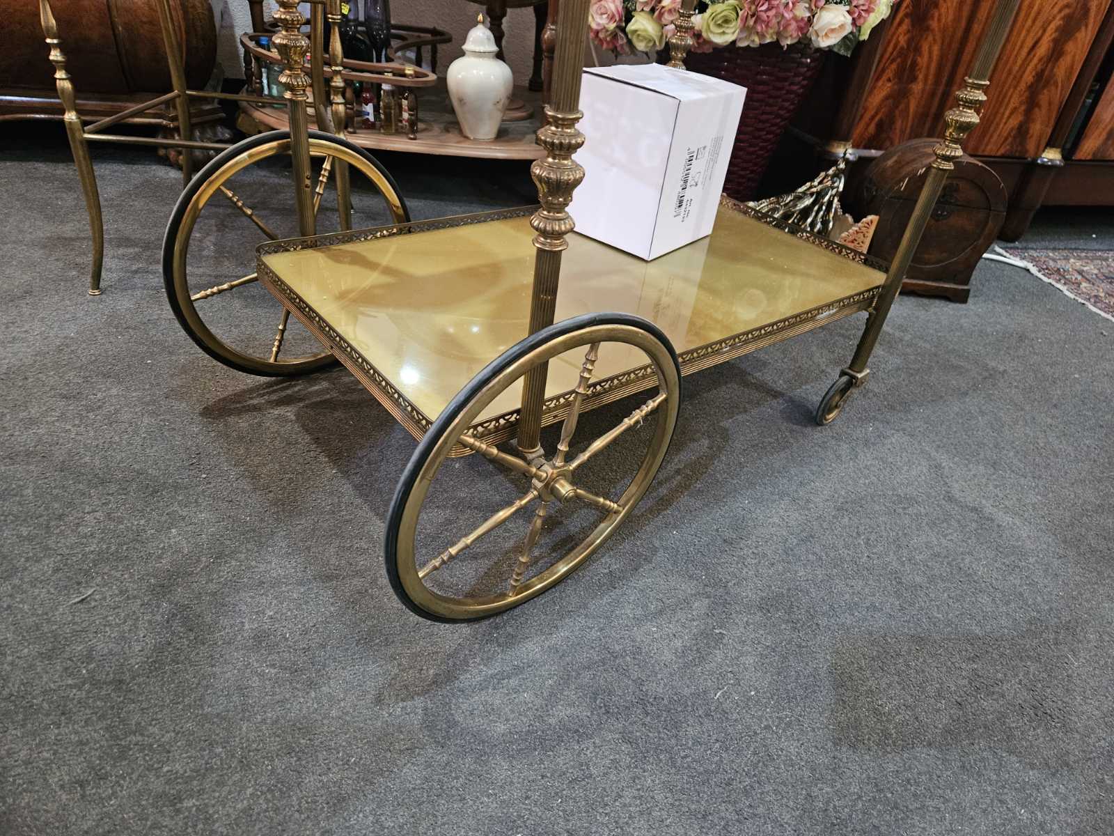 Сервизна количка от месинг - Image 3